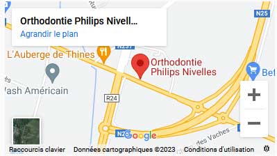 Google Maps Orthodontie Philips Nivelles